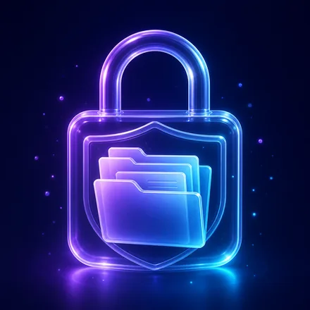 Illustration of a secure client portal protecting case files